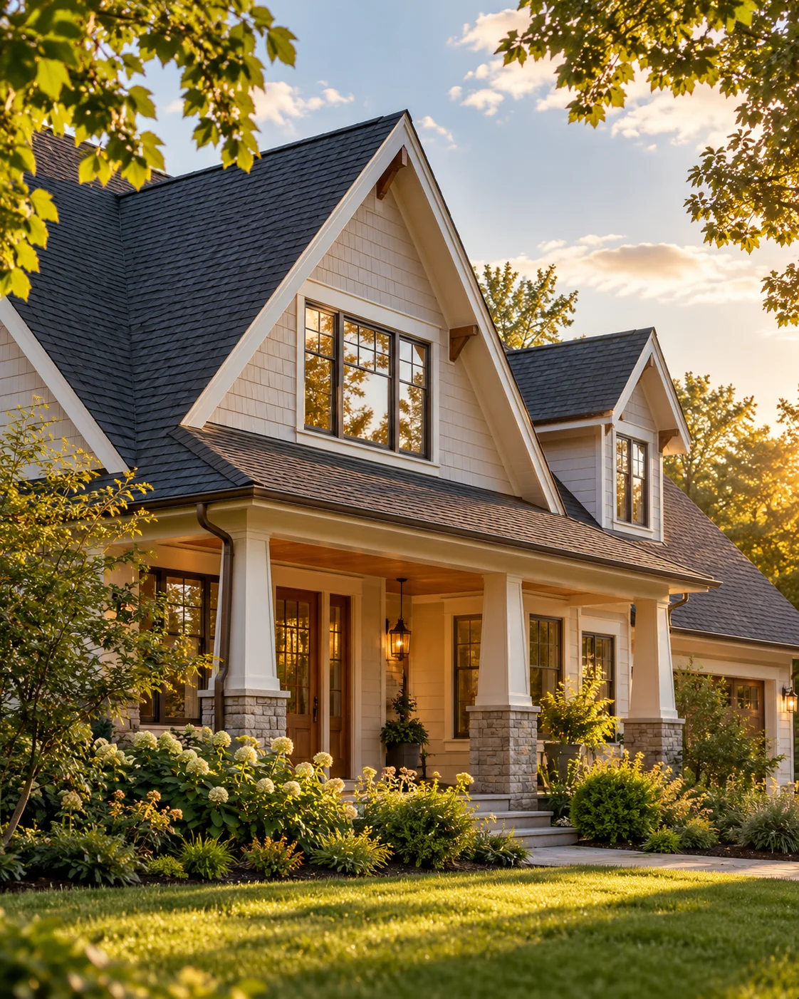 Conceptual home inspiration for your roofing project